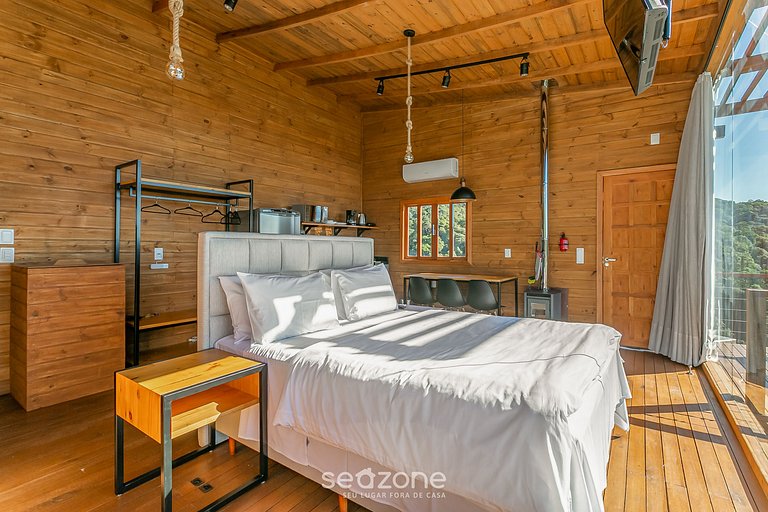 Charmosa cabana na serra c/jacuzzi VST014