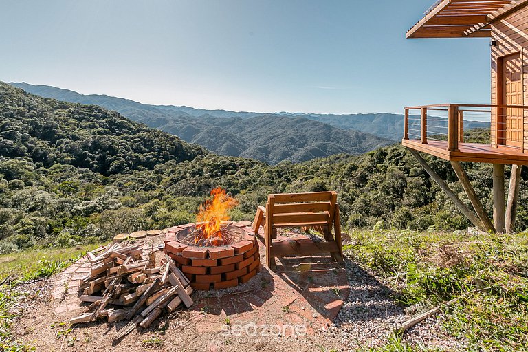 Encantadora cabaña en la montaña c/jacuzzi VST014