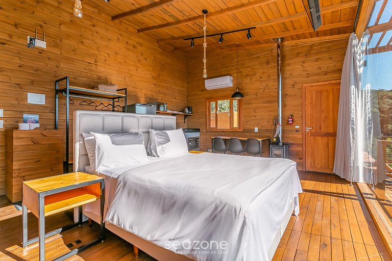 Cabana acolhedora c/jacuzzi na serra VST015