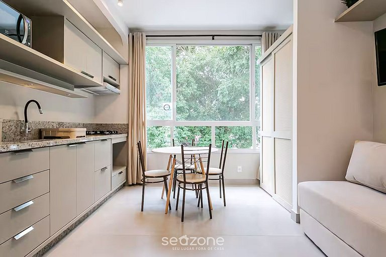 Estudio tranquilo en Lagoa da Conceição BDR521