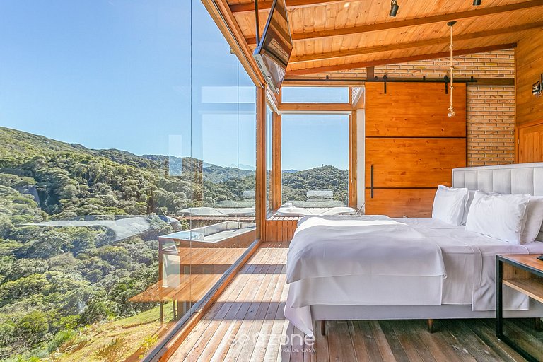 Increíble cabaña con vista a la montaña VST021