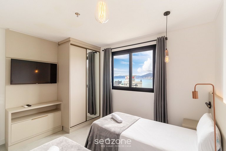 Apto 2Q c/ piscina e acad. 280m da Praia MHF1909