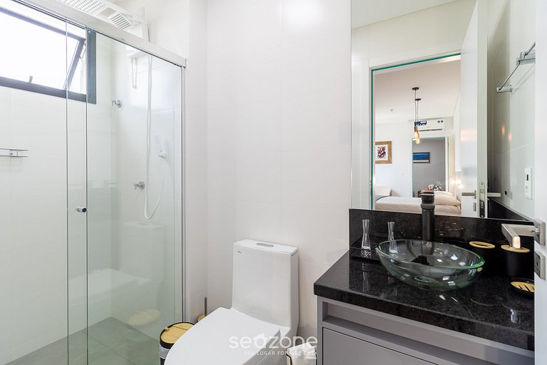 Apartamento de 2 quartos a 280 metros da praia MHF1909