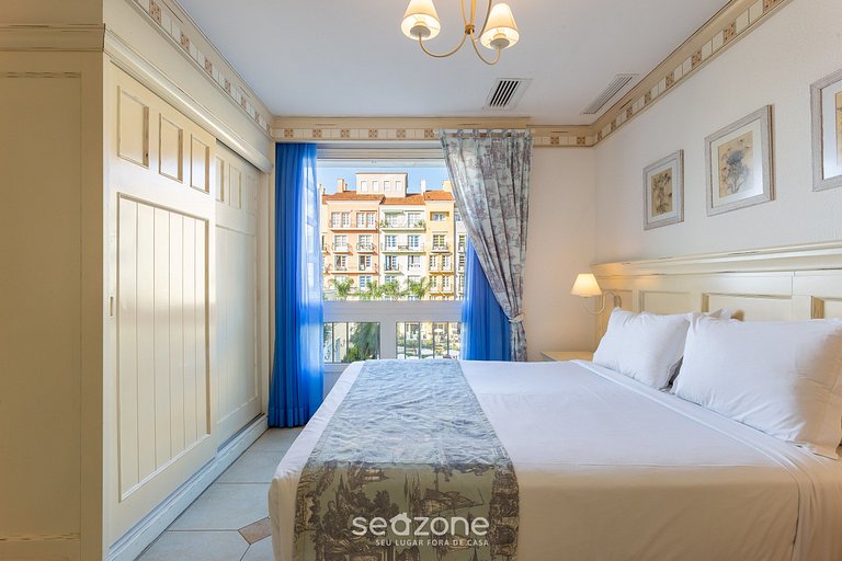 Suíte charmosa vista piscina Resort luxo ILC3208