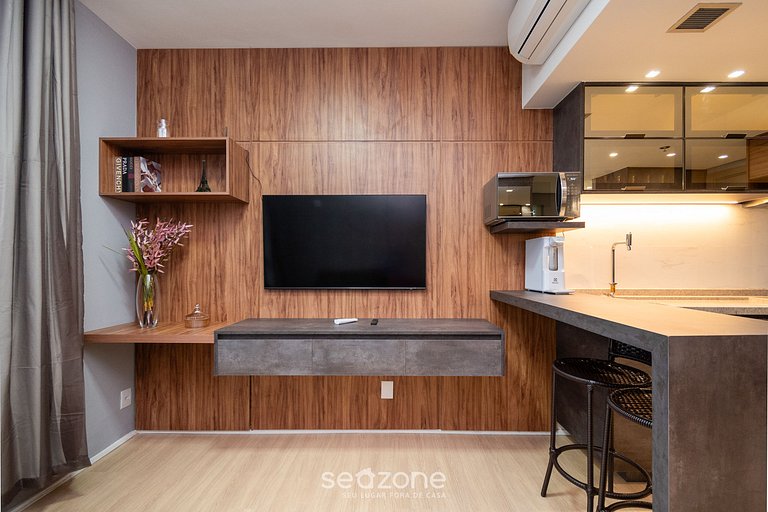 Apto Equipado em cond. com academia - BLS0355