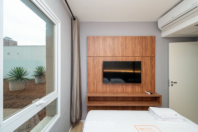 Apto Equipado em cond. com academia - BLS0355