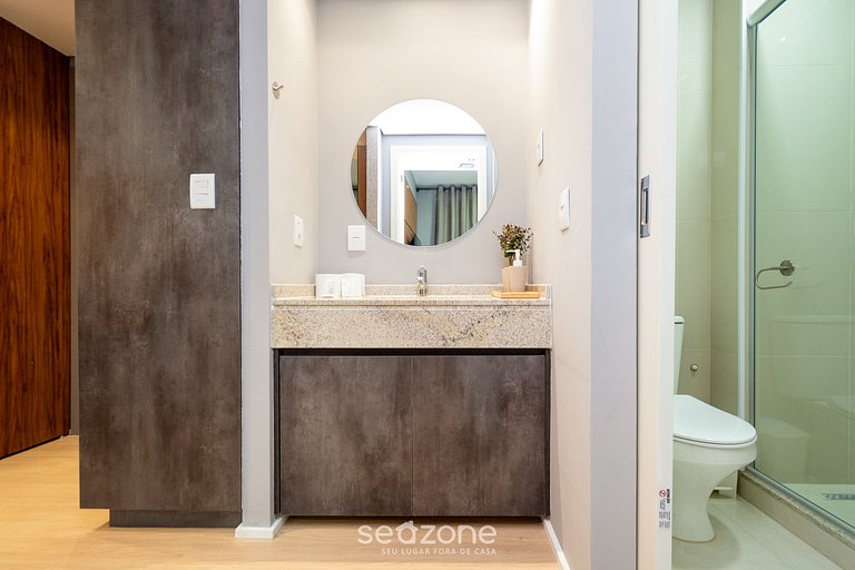 Depto equipado en cond. c/ gimnasio - BLS0355