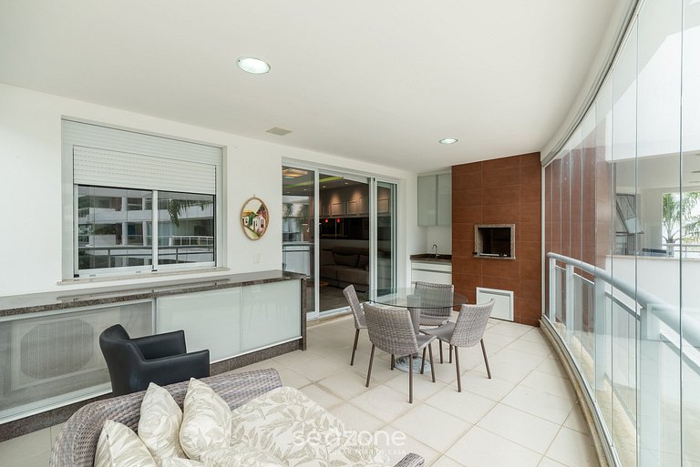 Apto em Resort c/ Academia 200m da Praia MHE0114