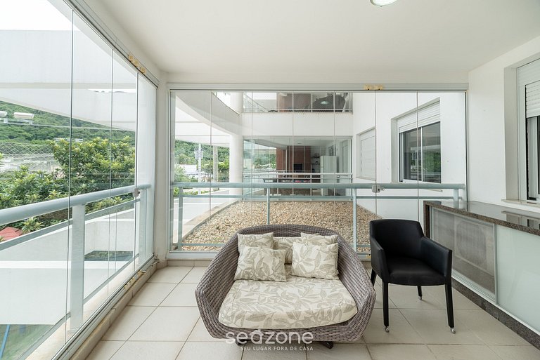 Apto em Resort c/ Academia 200m da Praia MHE0114