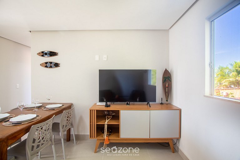 Apt c/ piscina 2Qtos prox a praia em Mutá RFM0007