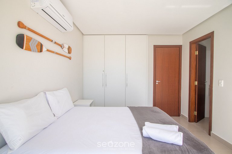 Apt c/ piscina 2Qtos prox a praia em Mutá RFM0007