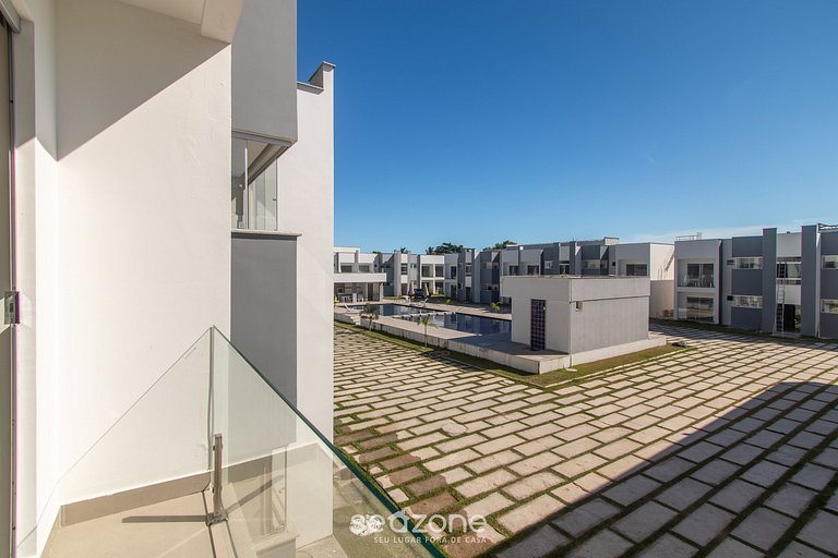 Apt c/ piscina 2Qtos prox a praia em Mutá RFM0007