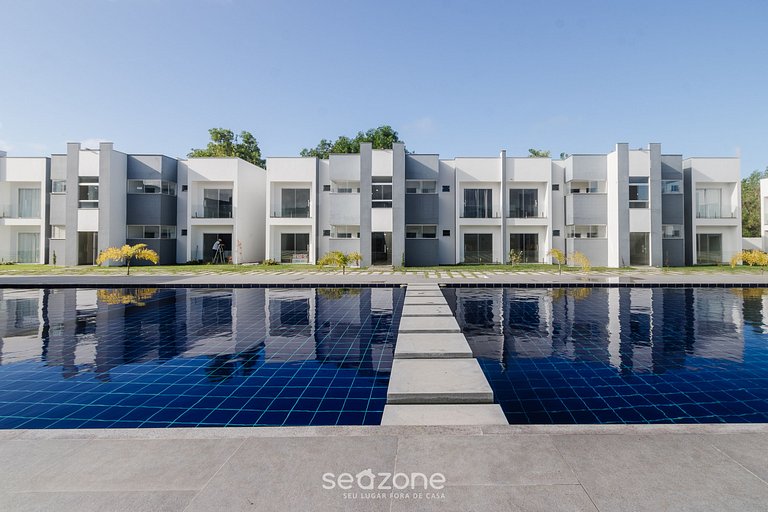 Apt c/ piscina 2Qtos prox a praia em Mutá RFM0007