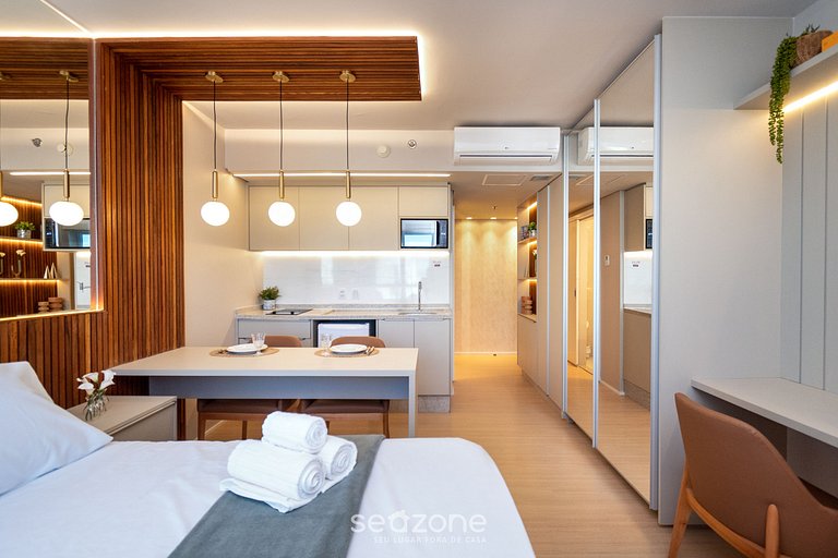 Flat en cond. c/ gimnasio, Marista - BLS1251