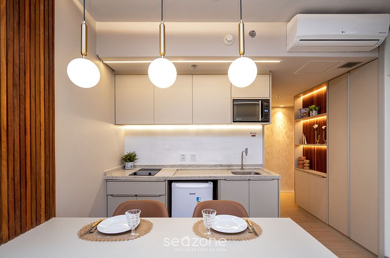 Flat em cond. c/ academia, Setor Marista - BLS1251