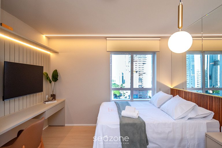 Flat en cond. c/ gimnasio, Marista - BLS1251