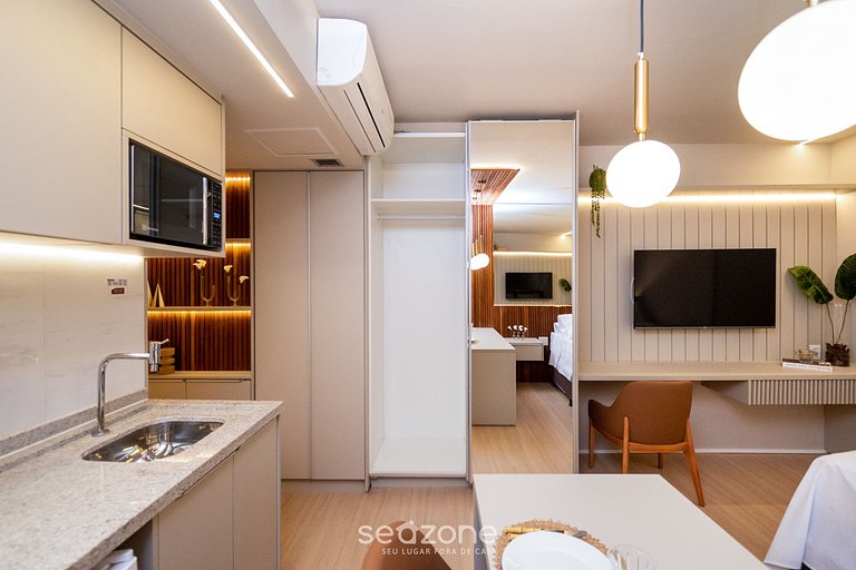 Flat en cond. c/ gimnasio, Marista - BLS1251