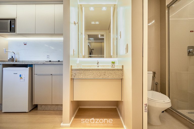 Apto 1Q, cond. c/ lavanderia, St Marista - BLS1253