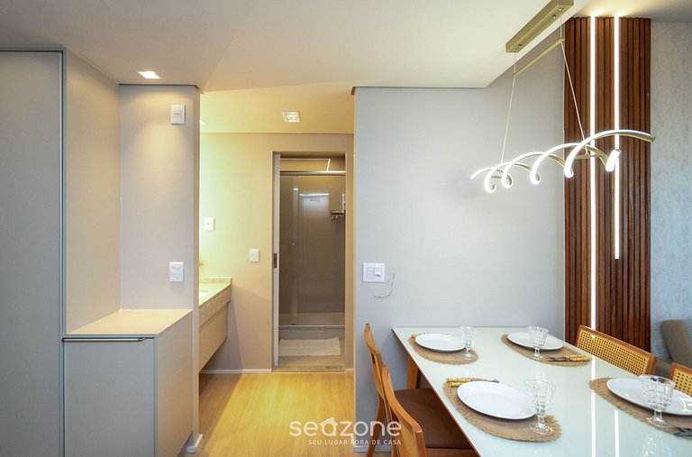 Apto 1H, cond. c/ gimnasio Setor Marista - BLS1355