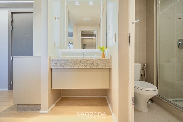 Apto 1H, cond. c/ gimnasio Setor Marista - BLS1355