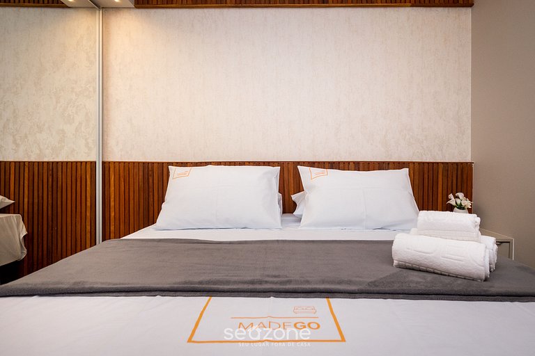 Apto 1H, cond. c/ gimnasio Setor Marista - BLS1355