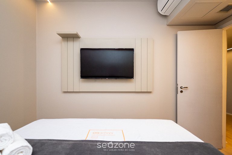 Apto 1Q, cond. c/ academia Setor Marista - BLS1355