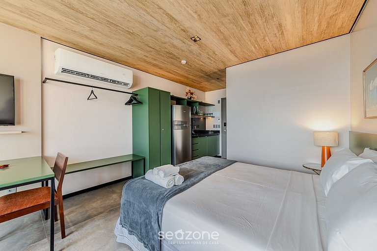 Estudio frente al mar c gimnasio y piscina NWT0418