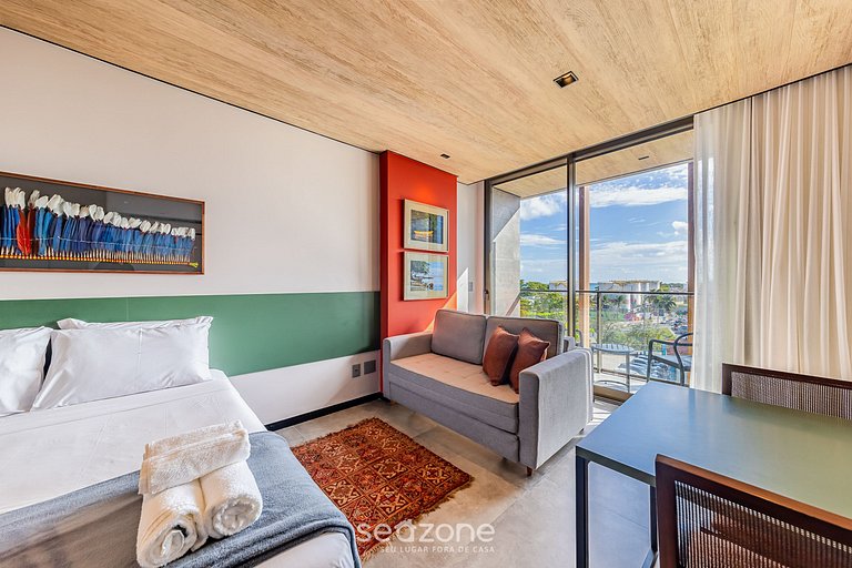 Estudio frente al mar c gimnasio y piscina NWT0418