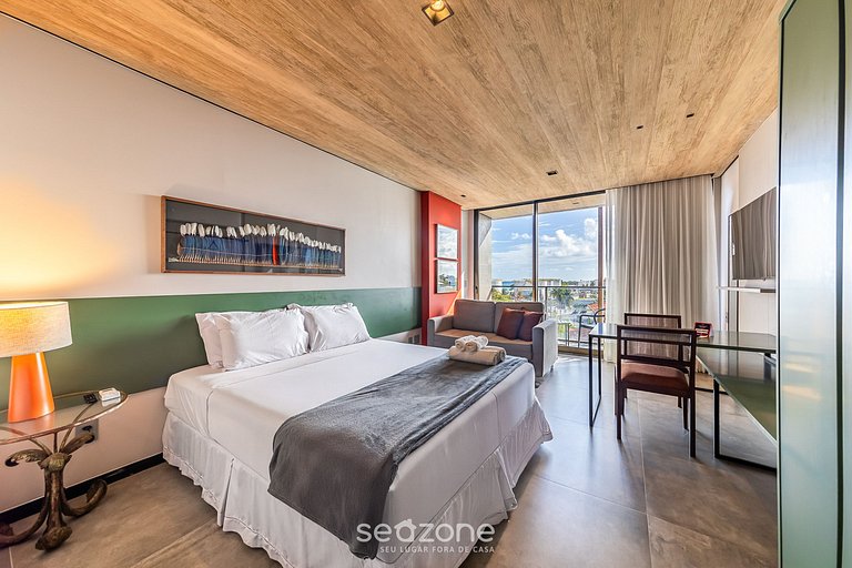 Estudio frente al mar c gimnasio y piscina NWT0418