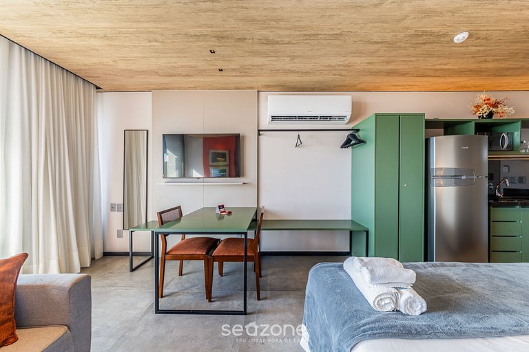 Estudio frente al mar c gimnasio y piscina NWT0418