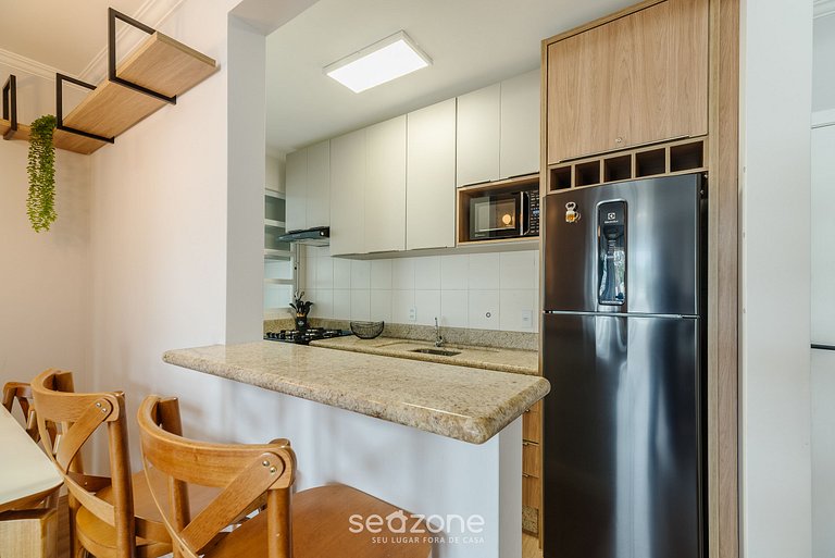 Apto charmoso apenas 350m da Praia! - VGN0102