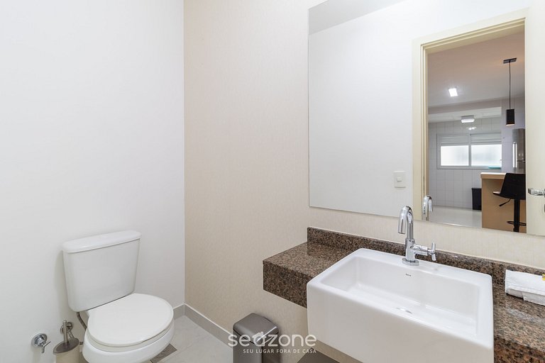 Apto em resort a 200m da praia Floripa-SC MHE0213