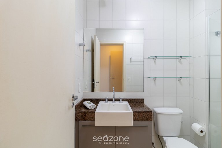 Apto em resort a 200m da praia Floripa-SC MHE0213