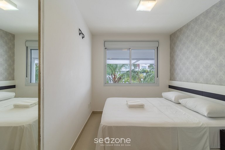 Apto em resort a 200m da praia Floripa-SC MHE0213