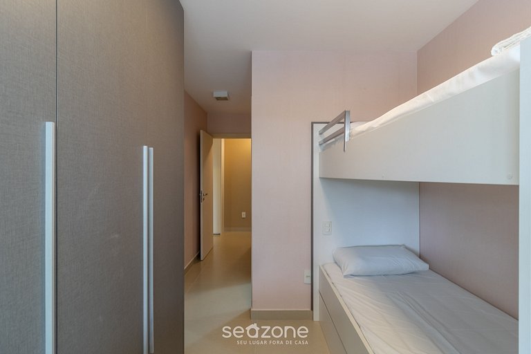 Apto em resort a 200m da praia Floripa-SC MHE0213