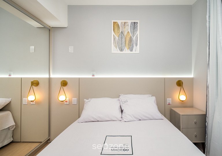 Apt sofisticado em cond. com academia - BLS1755