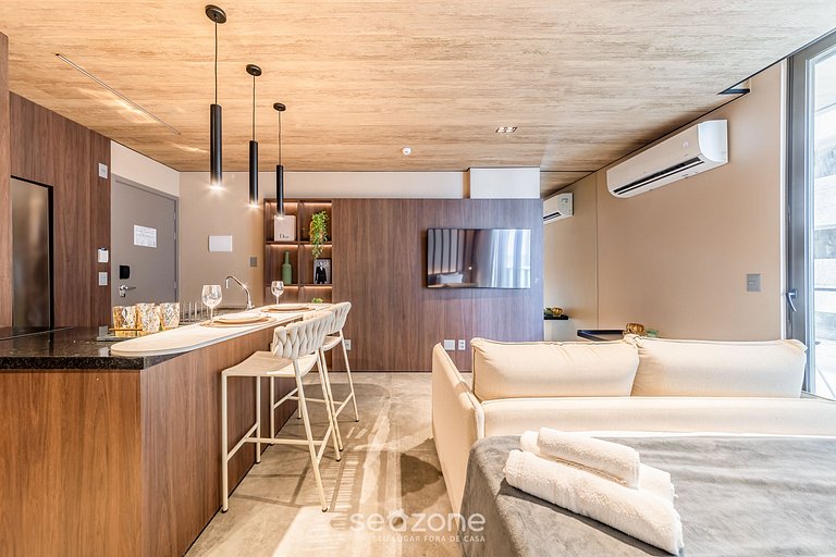 Belo Estúdio c/ Vista Mar Lateral NWT0805