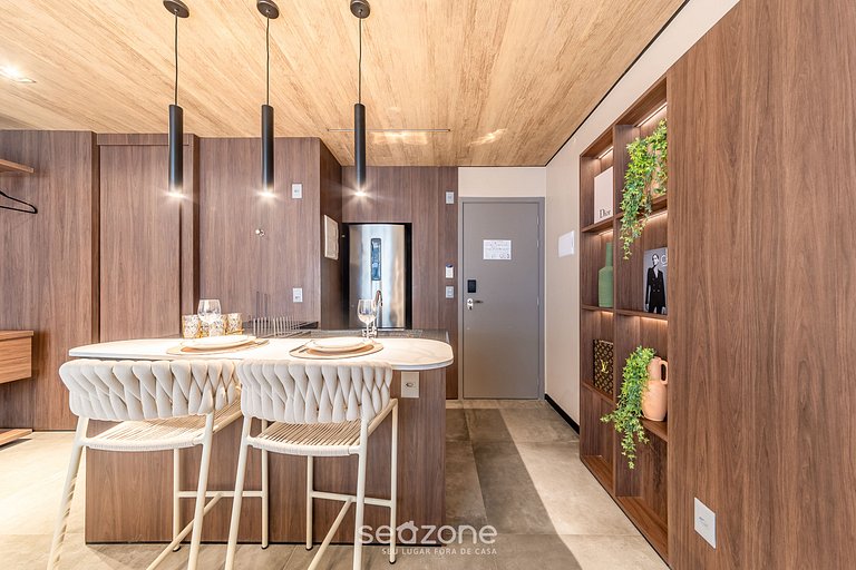 Belo Estúdio c/ Vista Mar Lateral NWT0805