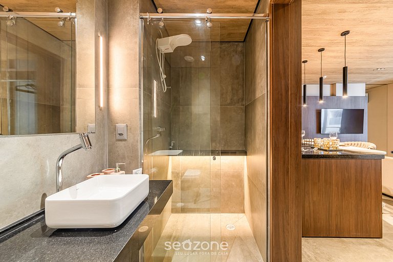 Belo Estúdio c/ Vista Mar Lateral NWT0805