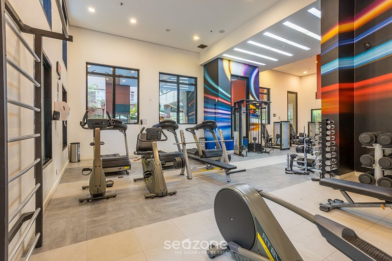 Estudio moderno a 300m del metro Moema! SQC0810