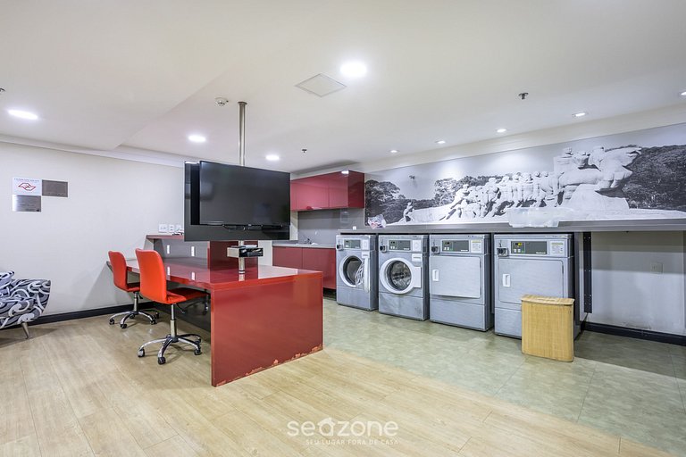 Estudio moderno a 300m del metro Moema! SQC0810