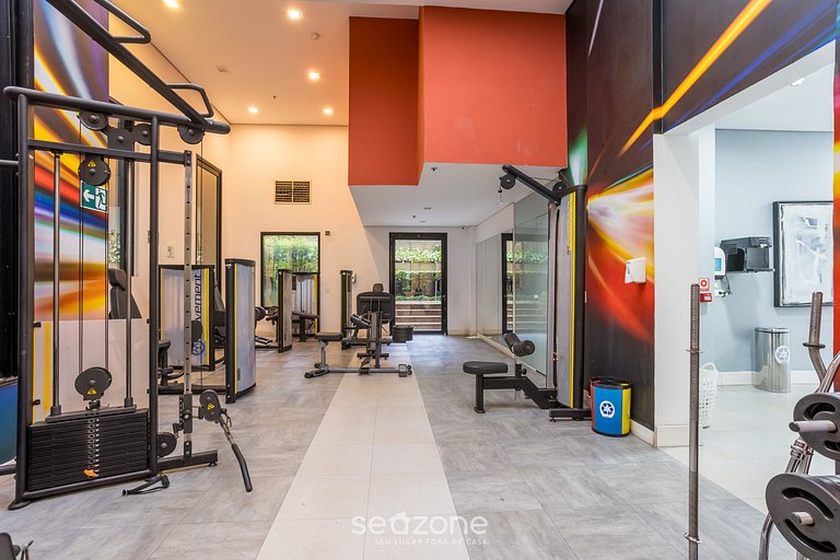 Estudio moderno a 300m del metro Moema! SQC0810