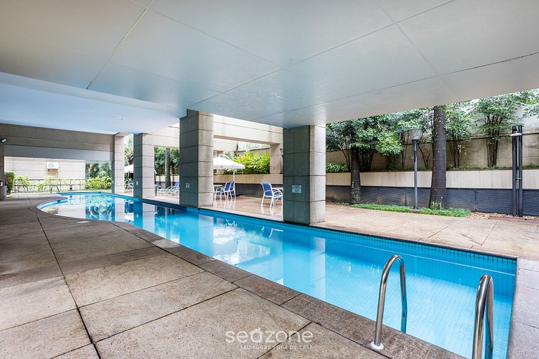 Estudio moderno a 300m del metro Moema! SQC0810