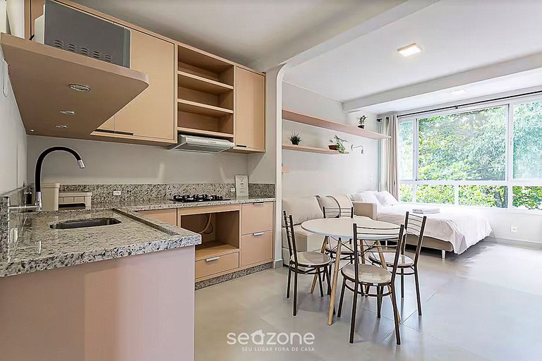 Studio novo a 110m da Lagoa da Conceição BDR523