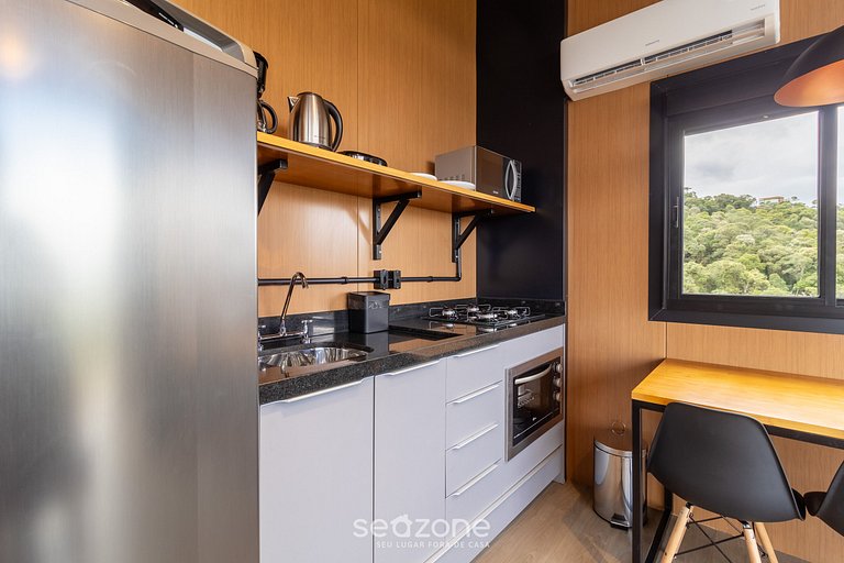 Chalé c/chimenea cerca de Florianópolis VST034