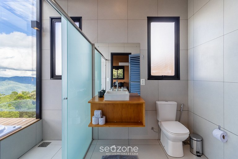 Chalé c/lareira perto de Florianópolis VST034