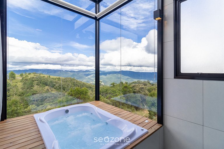 Chalé c/chimenea cerca de Florianópolis VST034