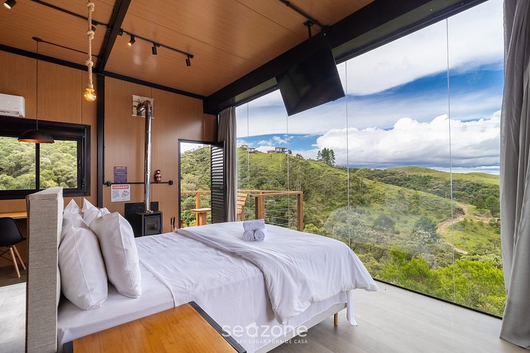 Chalé c/lareira perto de Florianópolis VST034