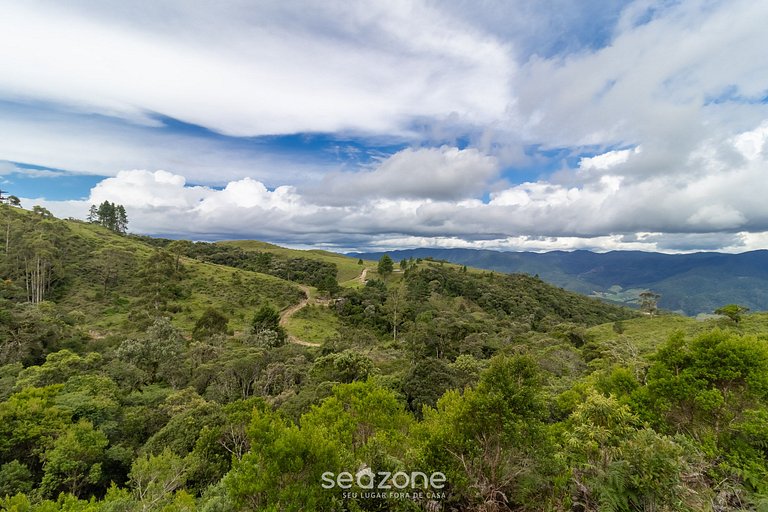 Chalé c/chimenea cerca de Florianópolis VST034