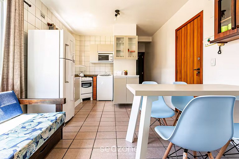 Apartamento em Canasvieiras lindo e acolhedor BOU201 Seazone